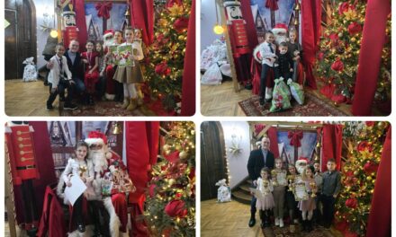 Počelo Deda Mrazovo novogodišnje selo u Srpskoj Crnji(FOTO)