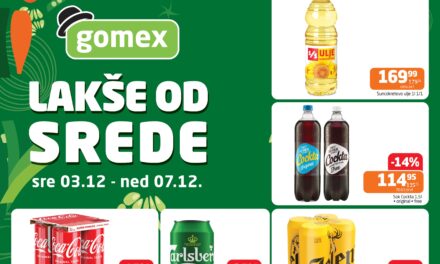 Iskoristite još jednu akciju u Gomexovim marketima