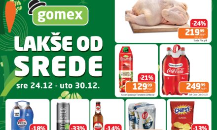 Lakše od srede i Sveža akcija u Gomexovim marketima