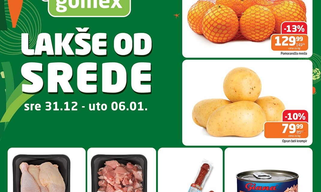 Iskoristite akcije u Gomexovim marketima