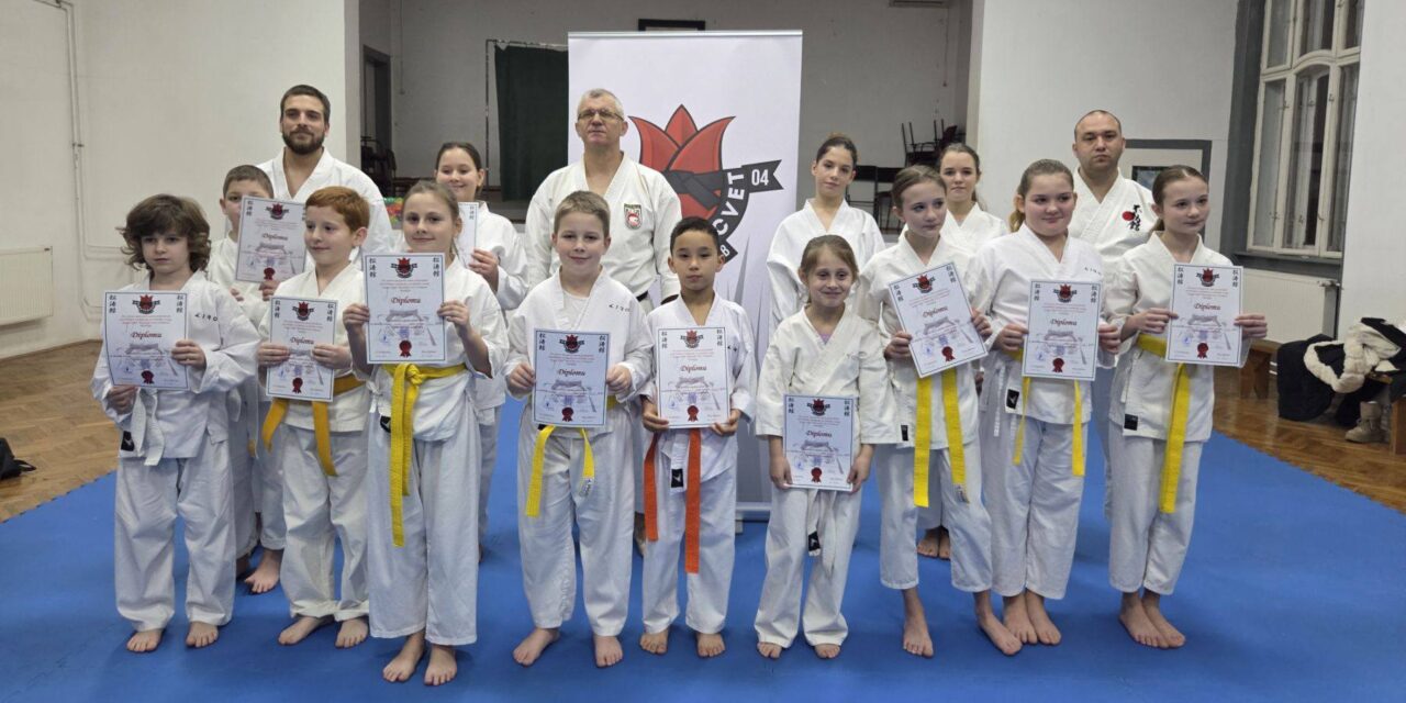 Trinaest kandidata položilo za nova karate zvanja