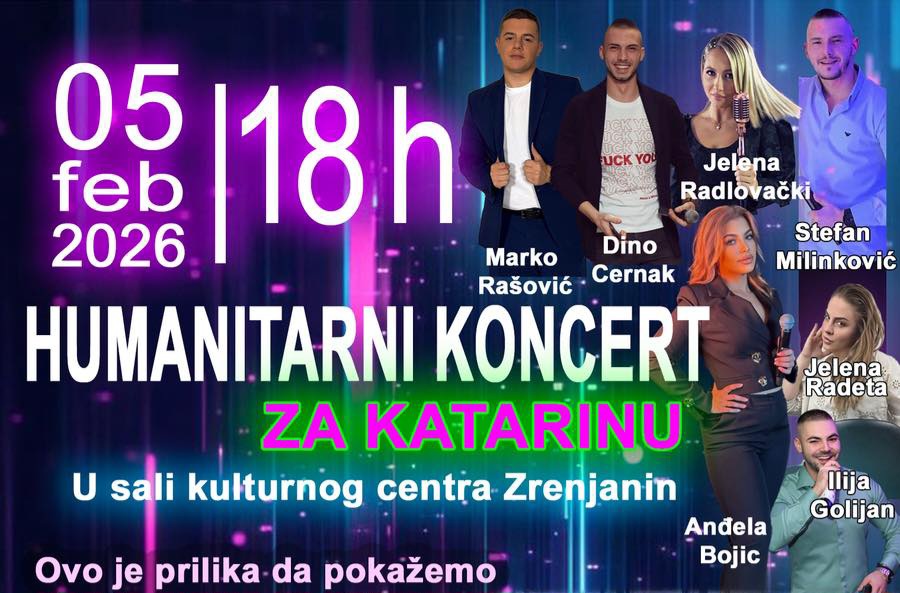 Humanitarni koncert za Katarinu Dragaš