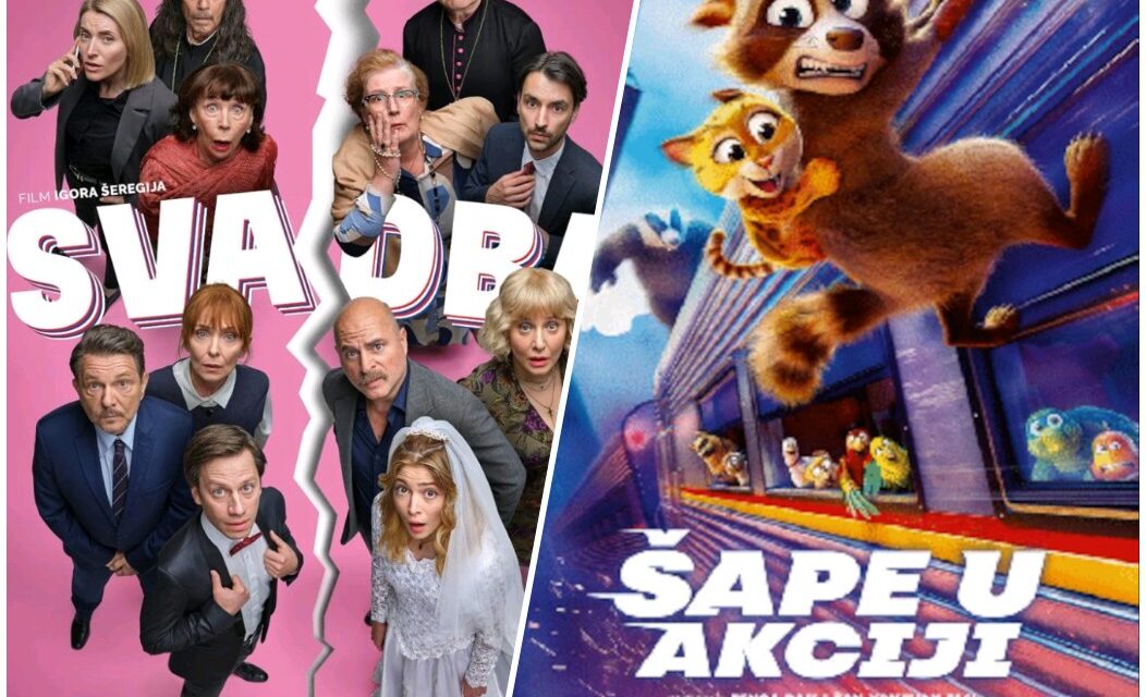 Dečji film „Šape u akciji“ i veliki filmski hit „Svadba“ ove nedelje u bioskopu