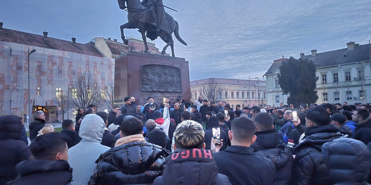 Na Trgu slobode i ispred PU Zrenjanin održan protest „Pravda za Manuela“