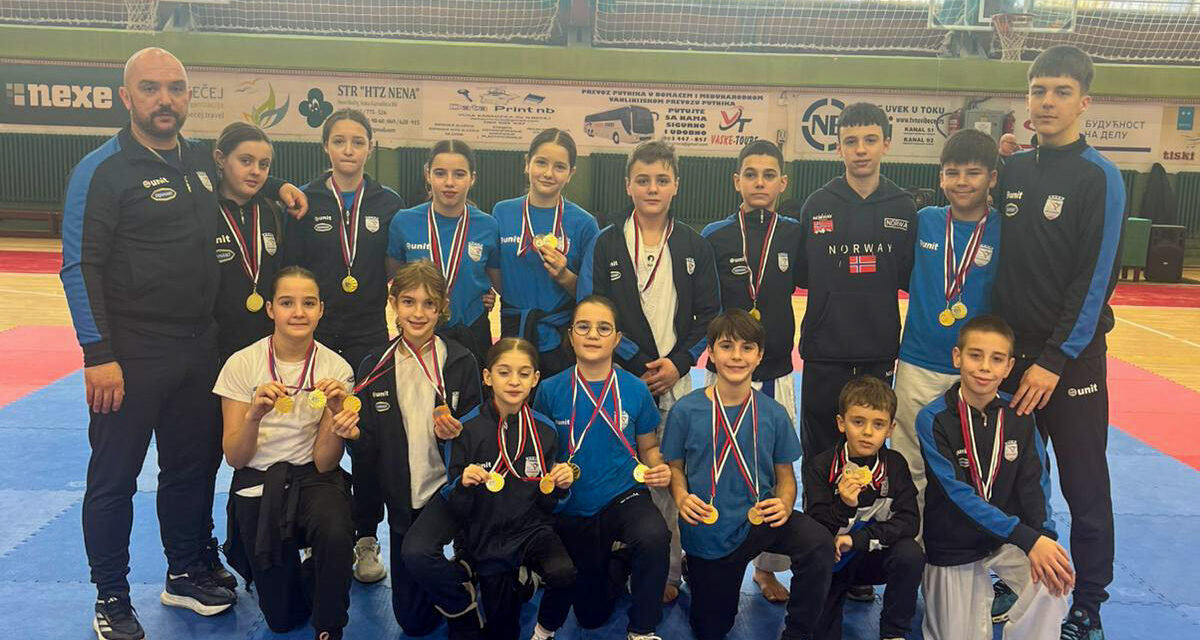 Karate klub Zrenjanin osvojio 23 medalje ovog vikenda