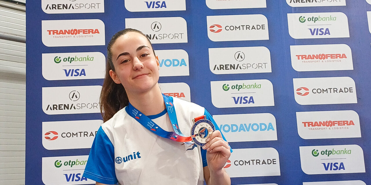 Vicešampionska titula za Dunju Eremić na seniorskom Prvenstvu Srbije