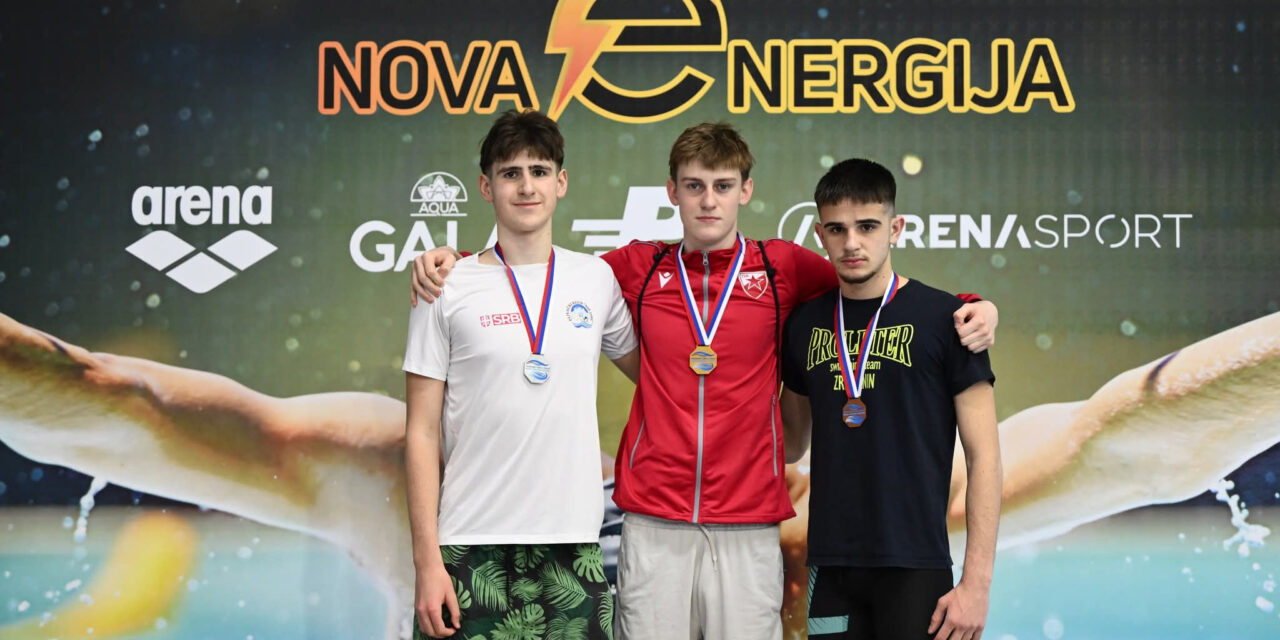 Plivači Proletera osvojili 11 medalja na Otvorenom prvenstvu Srbije- Aćin najbolji plivač