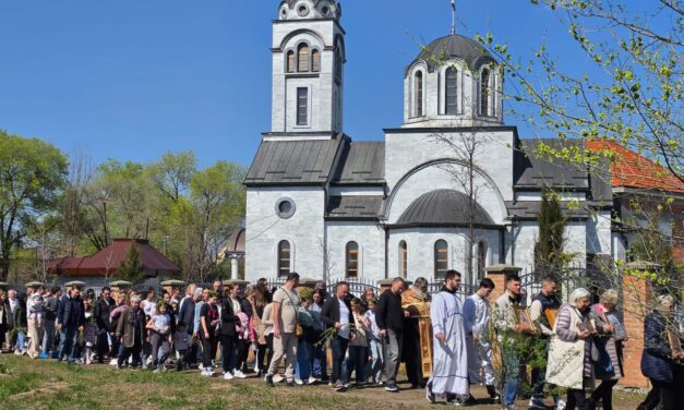 U hramu na Zelenom polju obeležena Vrbica (FOTO)