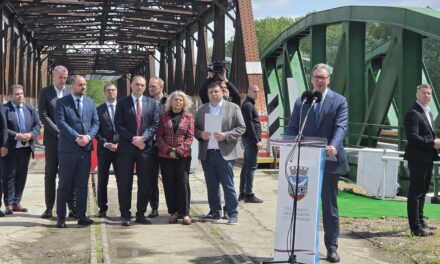 Vučić otvorio novi železnički most preko Tamiša između Orlovata i Tomaševca