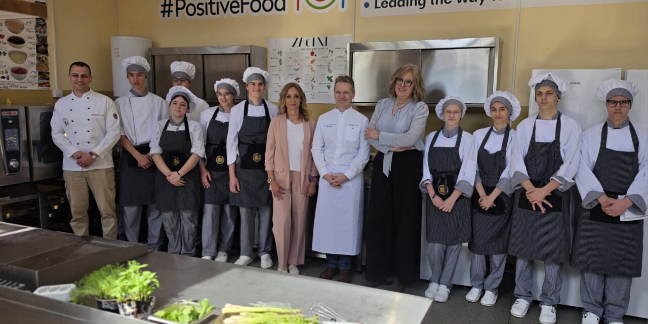 Kompanija Mlekoprodukt opremila savremenu kuvarsku učionicu u ETS „Jovan Trajković“