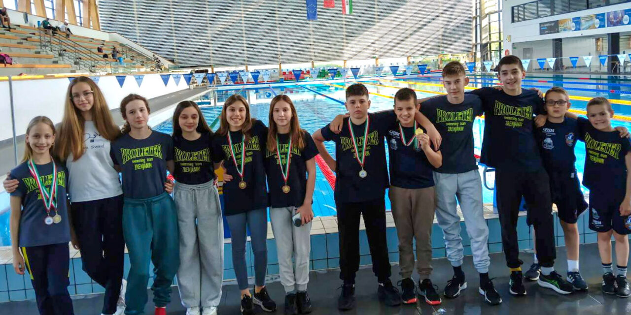 Plivači Proletera osvojili 11 medalja u Mađarskoj
