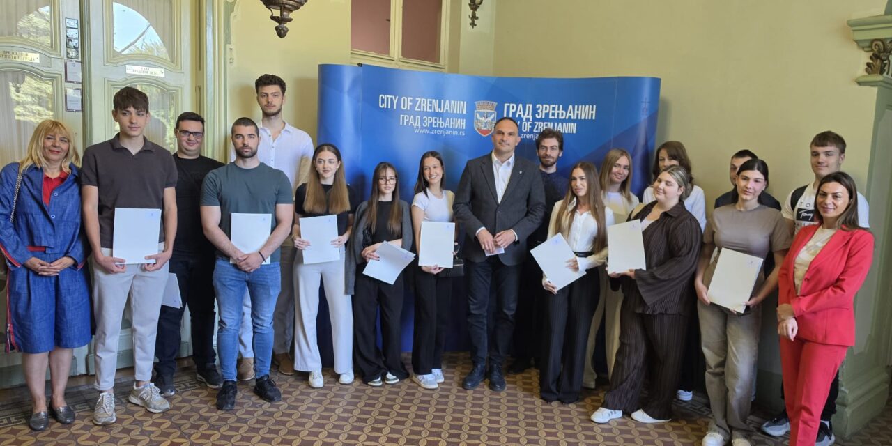 Grad Zrenjanin stipendira 269 učenika i studenata