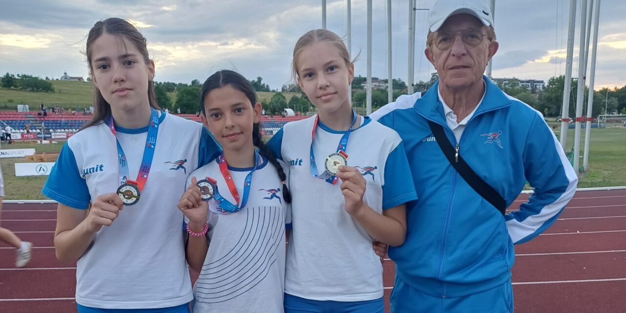 Dva zlata i srebro na Prvenstvu Srbije U-14