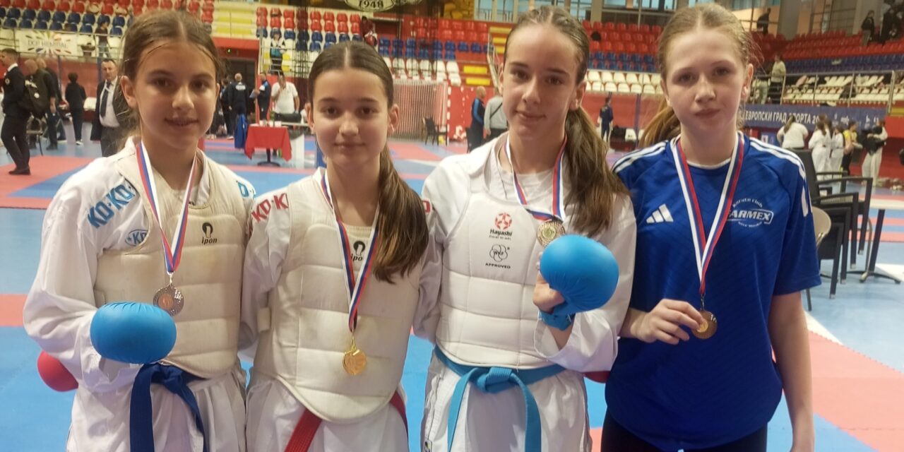Dve medalje za karatistkinje  Zadrugara