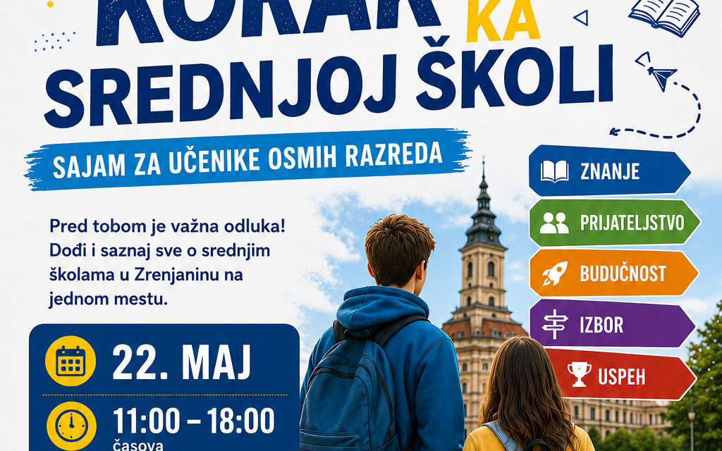 Sajam za učenike osmih razreda „Korak ka srednjoj školi“