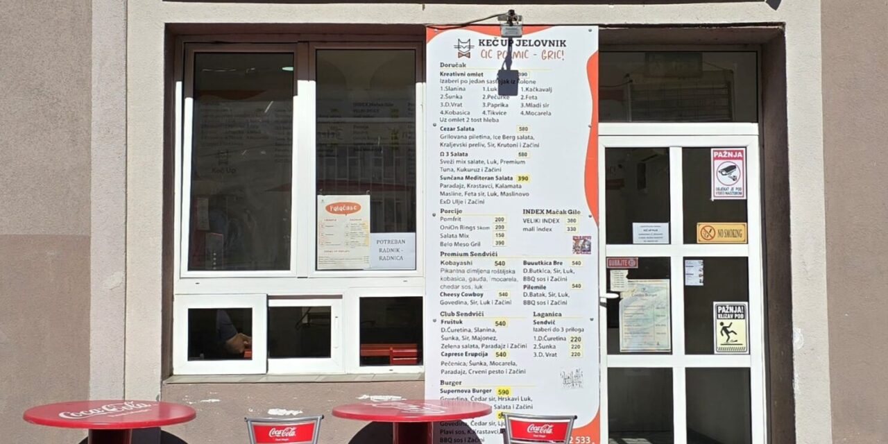 Street food „Keč Up“ traži radnike