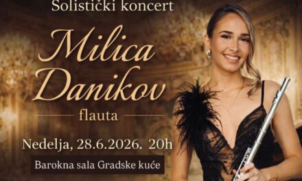Solistički koncert Milice Danikov u Gradskoj kući