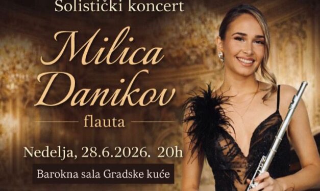 Solistički koncert Milice Danikov u Gradskoj kući