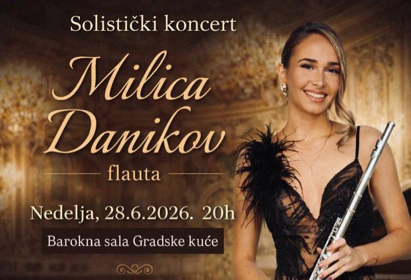 Solistički koncert Milice Danikov u Gradskoj kući