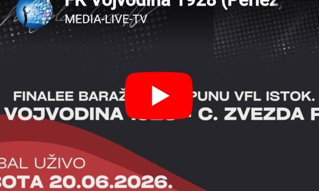 Pratite uživo utakmicu baraža između Vojvodine iz Perleza i Pavliša