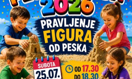 Dovedite mališane na Peskaru i zajedno napravite najlepše figure od peska