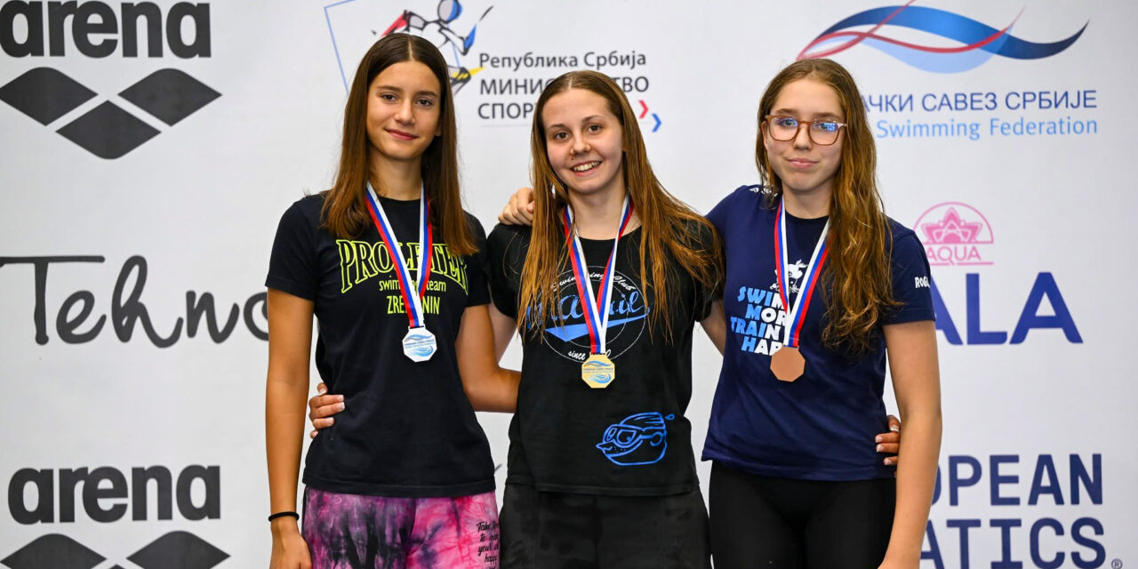 Dve medalje za Sofiju Petkanić na Prvenstvu Srbije za kadete