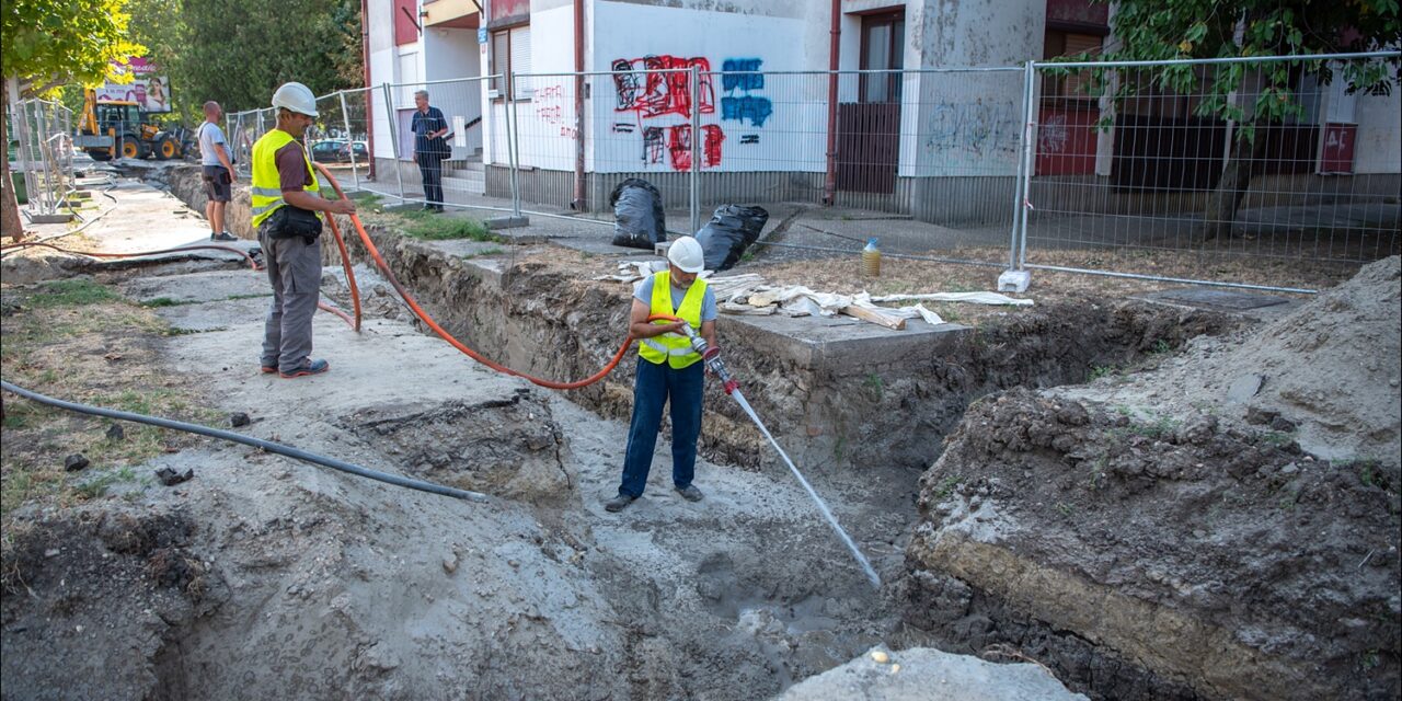 Gradonačelnik Zrenjanina obišao radove na izgradnji vrelovoda kod BIG-a