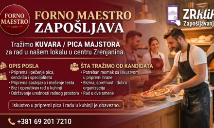Potreban kuvar-pica majstor