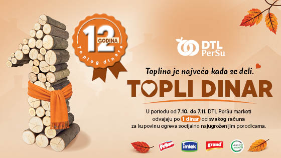 Počinje velika humanitarna akcija PerSu marketa- Topli dinar