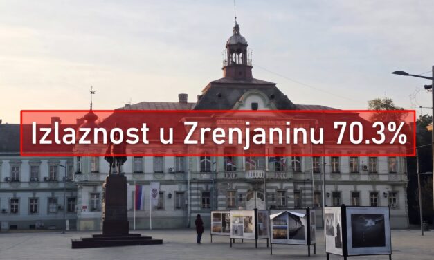 Izlaznost u Zrenjaninu 70,3%